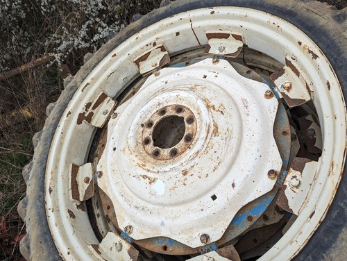 Row crop wheels - row, and
